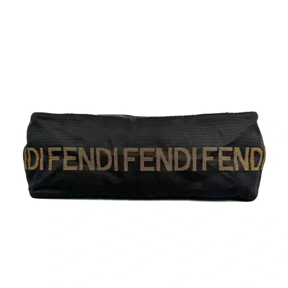 Authentic Fendi Black Roma Tote - Canvas and nylon- very good preloved condition - Picture 8 of 13